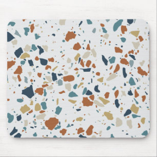 Farbiges Terrazzo Digital Pattern Mousepad