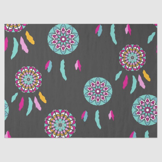 farbiges Traumfangtuchpapier Seidenpapier (Vorderseite)