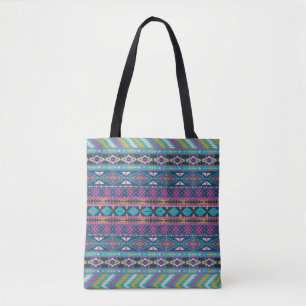 Farbiges Tribal Geometric Muster
