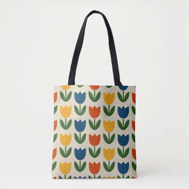 Farbiges Tulpenmuster (Vorderseite)