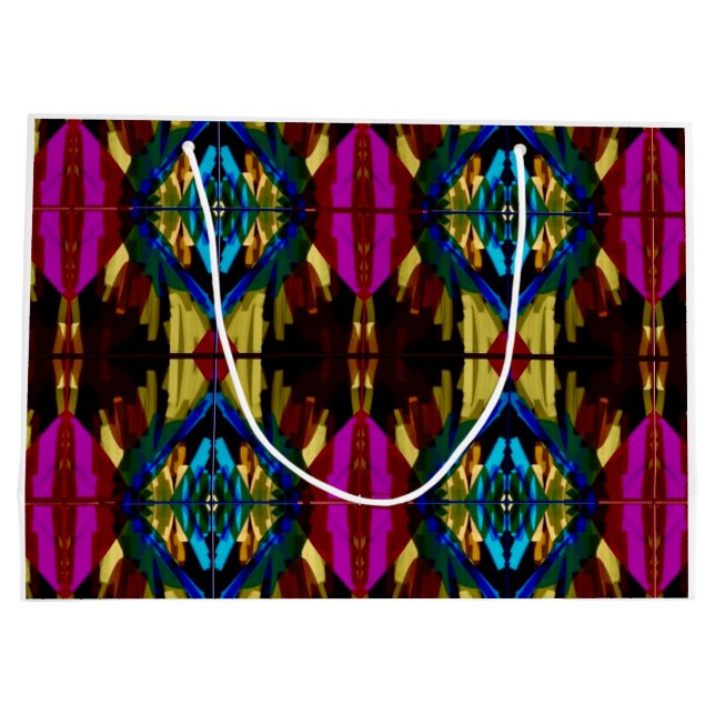 Farbiges Umhüllungspapier Große Geschenktüte (Rückseite)