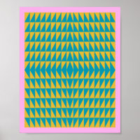 Farbiges und helles geometrisches Triangle-Design