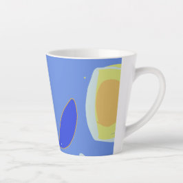 Farbiges und lustiges Design Latte Tasse
