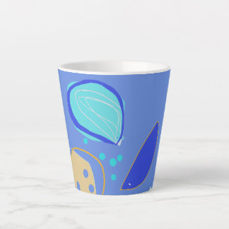 Farbiges und lustiges Design Latte Tasse