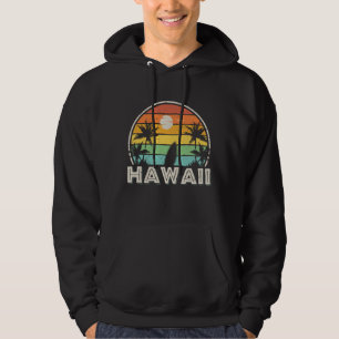 Farbiges und Vintages Hawaii Surfen Hoodie