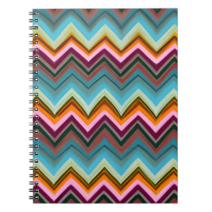 Farbiges V-Formmuster Notizblock
