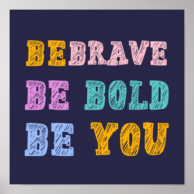 Farbiges Vertrauen - Kinderzimmer Inspiration Zita Poster (Vorne)