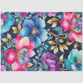 Farbiges Vintages Stofftafelpapier Seidenpapier