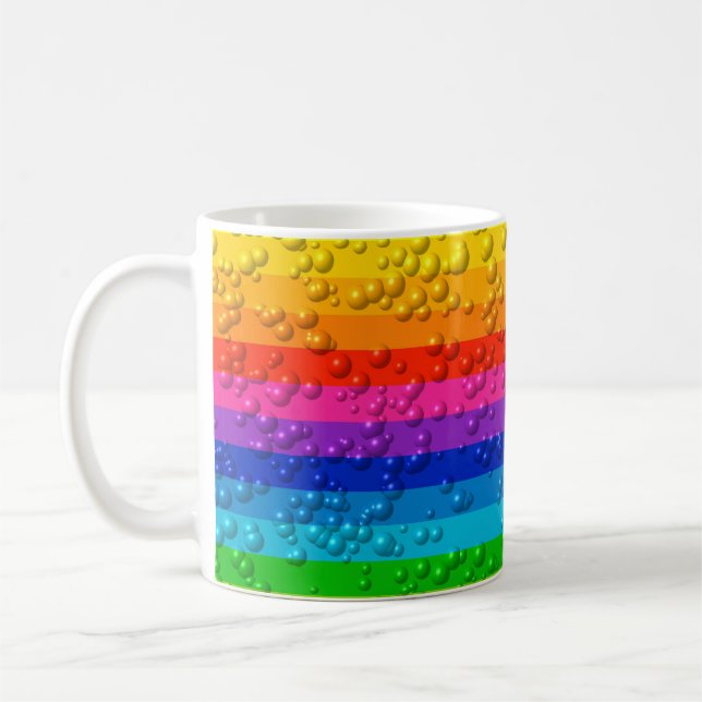 Farbiges Wassertropfrad Kaffeetasse (Links)