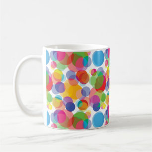 Farbiges Zirkelmuster Kaffeetasse
