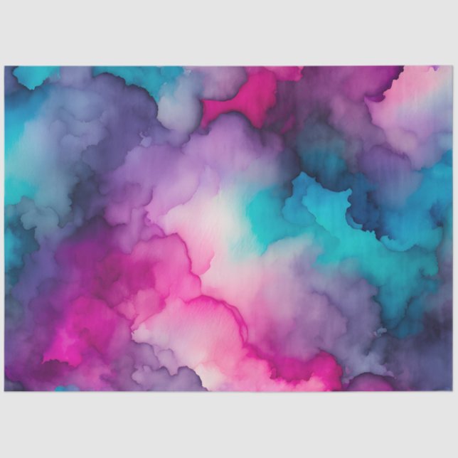 Farbiges Zwirn-Papier Seidenpapier (Vorderseite)