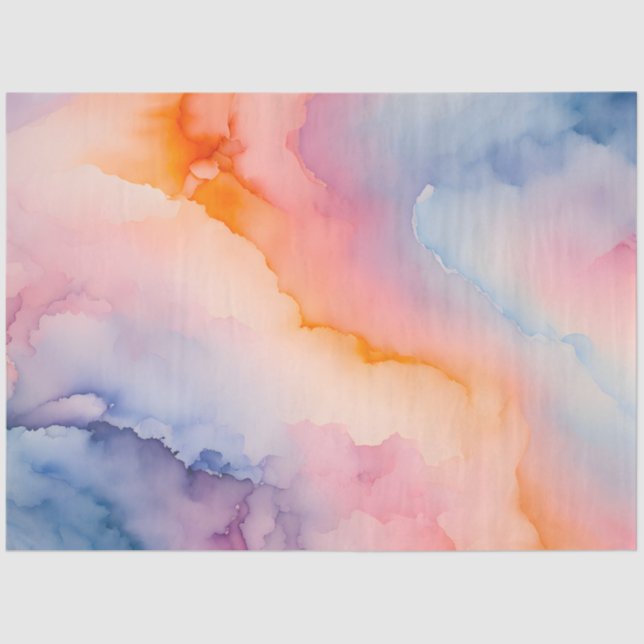 Farbiges Zwirn-Papier Seidenpapier (Vorderseite)