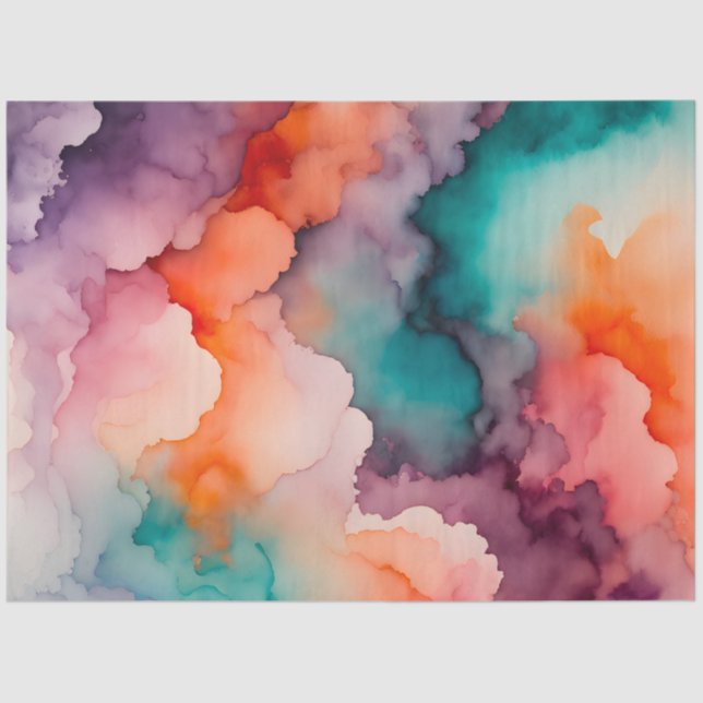 Farbiges Zwirn-Papier Seidenpapier (Vorderseite)