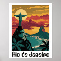 Farbintensives Rio de Janeiro Brasilien Reise Kuns