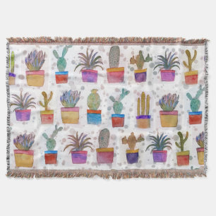 Farbkaktmuster Decke