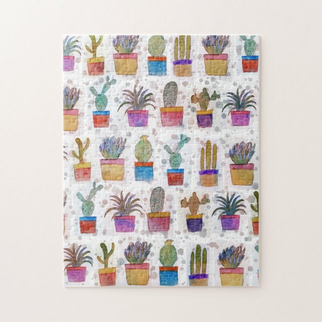 Farbkaktmuster Puzzle (Vertikal)