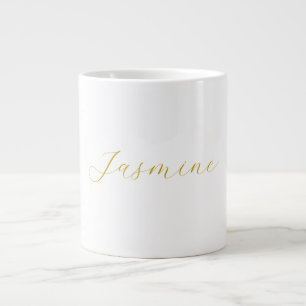 Farbkalligrafie Beruflicher Individuelle Name Jumbo-Tasse