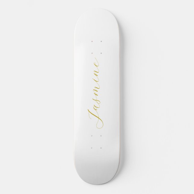 Farbkalligrafie Beruflicher Individuelle Name Skateboard (Vorderseite)