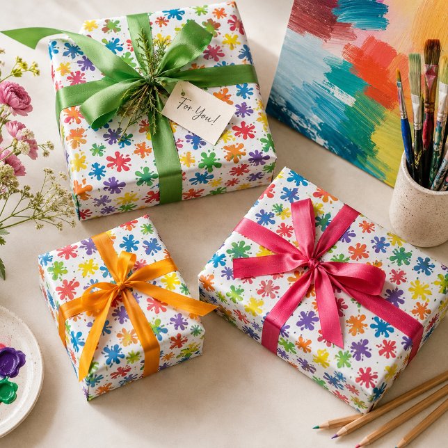 Farbklecks  geschenkpapier (Von Creator hochgeladen)