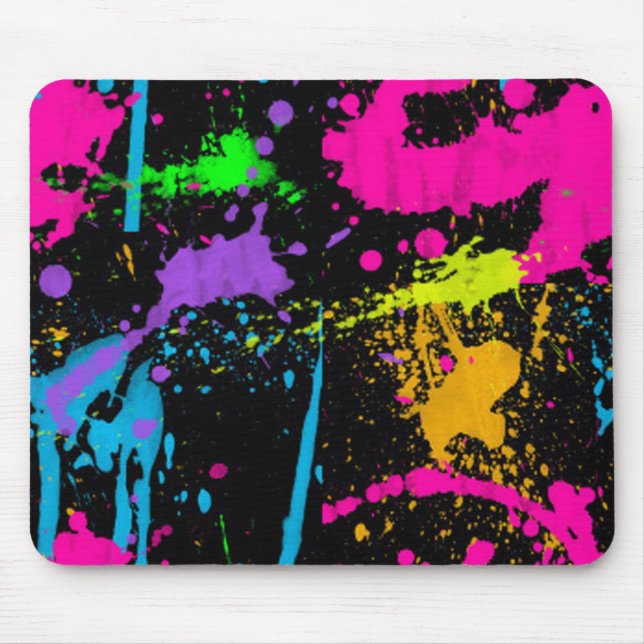 Farbklecks-Mauspad Mousepad (Vorne)