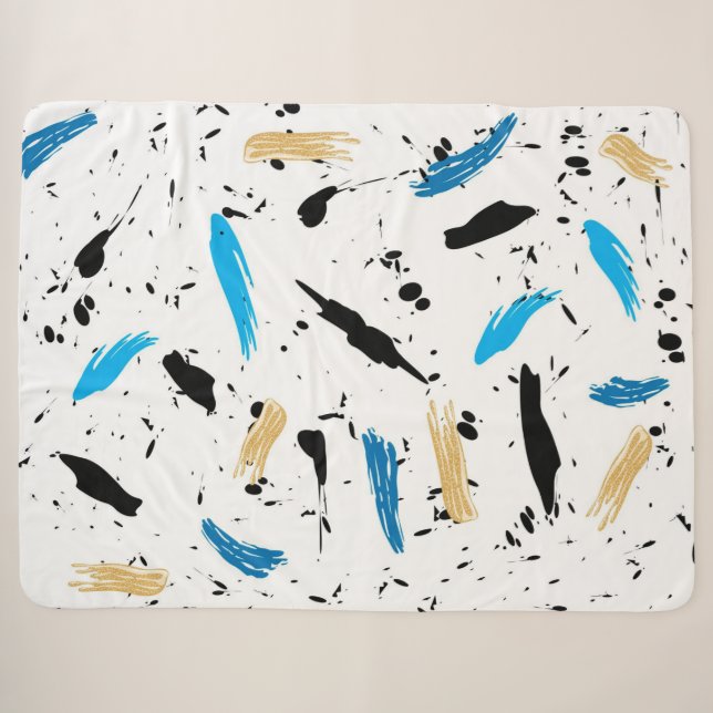 Farbklecks Sherpadecke (Vorderseite (Horizontal))