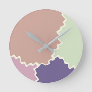 Farbkombo Runde Wanduhr