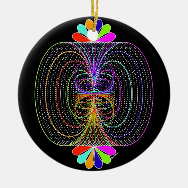 Farbkompensation Keramik Ornament (Vorne)