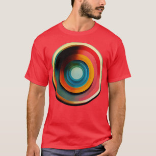 Farbkonzentrische Kreise 14 T-Shirt