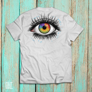 Farbkreis-Auge-Design Kunstpädagogik Farbtheorie T-Shirt