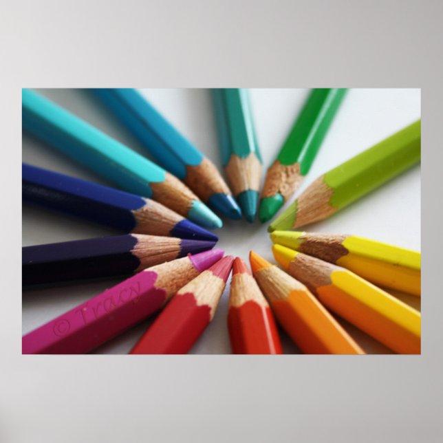 Farbkreis Poster (Vorne)