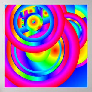 Farbkreise Poster