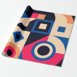 Farbkreisgeometrie Geschenkpapier