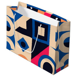 Farbkreisgeometrie Große Geschenktüte