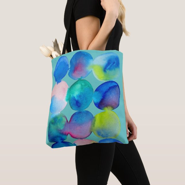 Farbkreismuster abstrakte Kunst coole Farbe (Von Nahem)