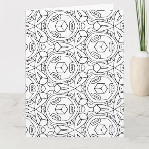 Farbkuben Grußkarte Karte