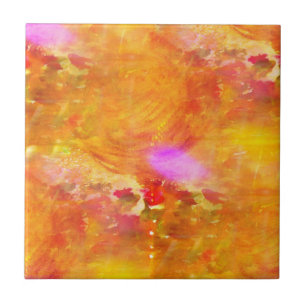 Farbkunst nahtloser Hintergrund gelb, orange Fliese