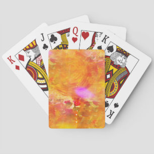 Farbkunst nahtloser Hintergrund gelb, orange Spielkarten