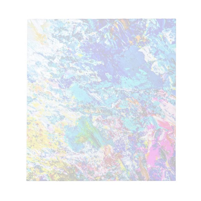 Farbkunst Notizblock (Vorderseite)