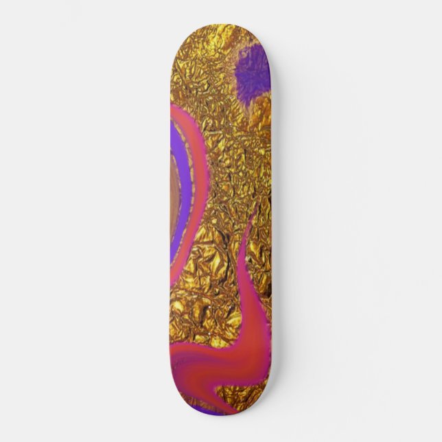 Farbkunst Skateboard (Vorderseite)