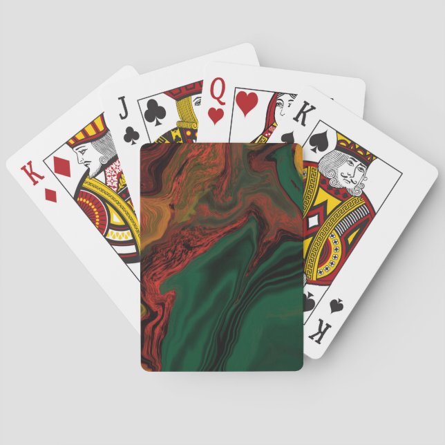 Farbkunst Spielkarten (Rückseite)