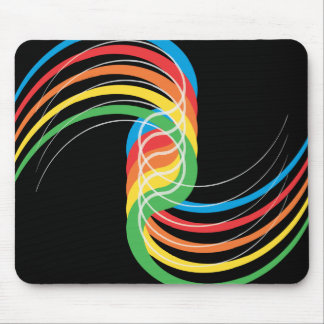 Farbkurven: Vektorillustration: Mousepad