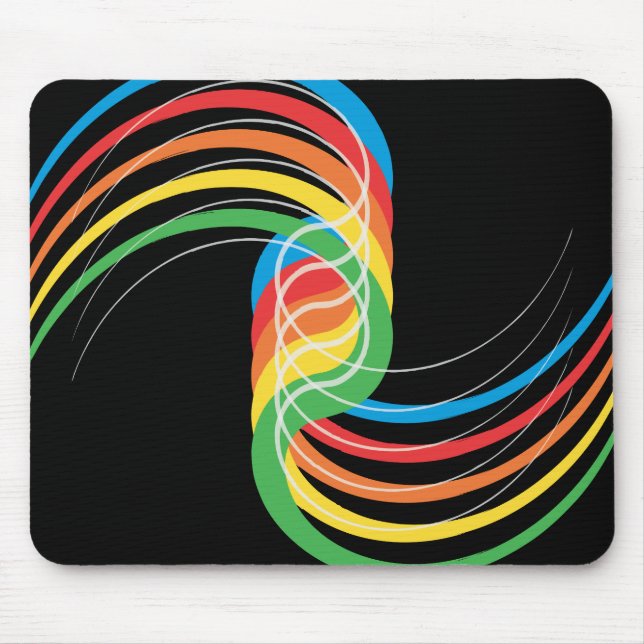 Farbkurven: Vektorillustration: Mousepad (Vorne)