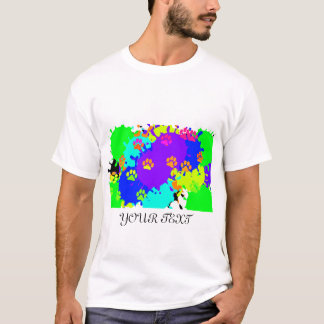 FARBLEBEN MIT VORLAGENDEM MANN T-Shirt