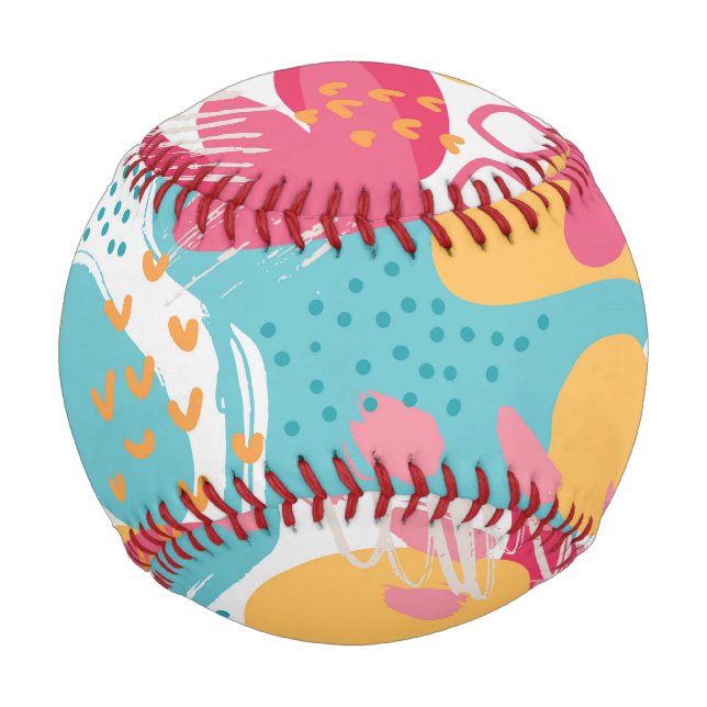 Farblich Abstrakt Baseball (Vorderseite)