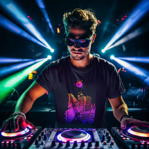 Farblich Abstrakt Cool T-Shirt