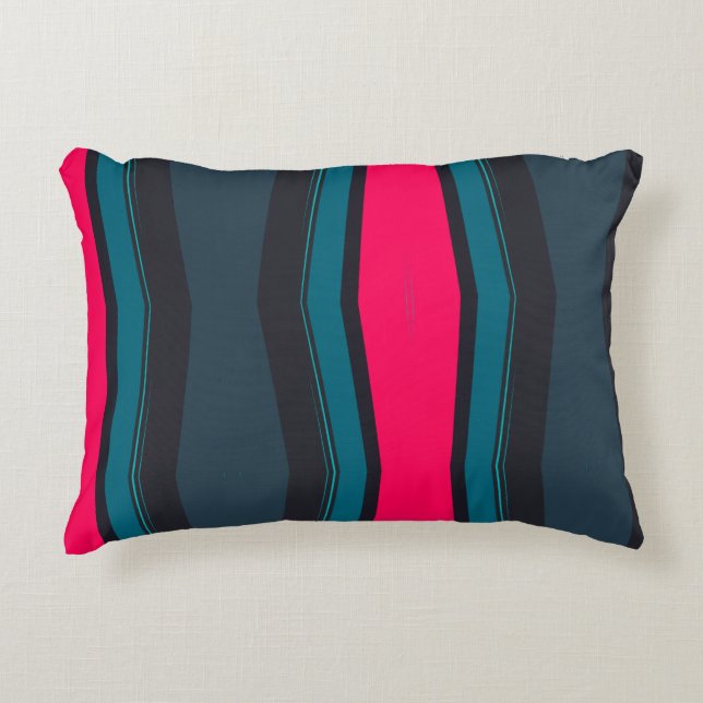 Farblich Abstrakt Dekokissen (Vorderseite)