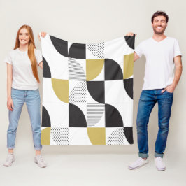 Farblich Abstrakt Fleecedecke