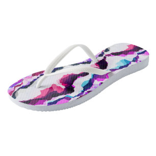 Farblich Abstrakt Flip Flops