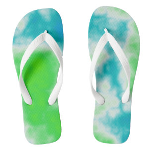 Farblich Abstrakt Flip Flops