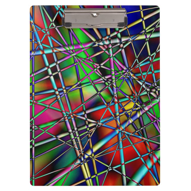 Farblich Abstrakt Klemmbrett (Vorderseite)